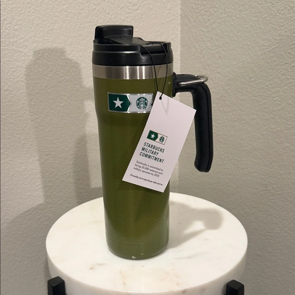 Rate limited edition Starbucks and Stanley military Tumbler